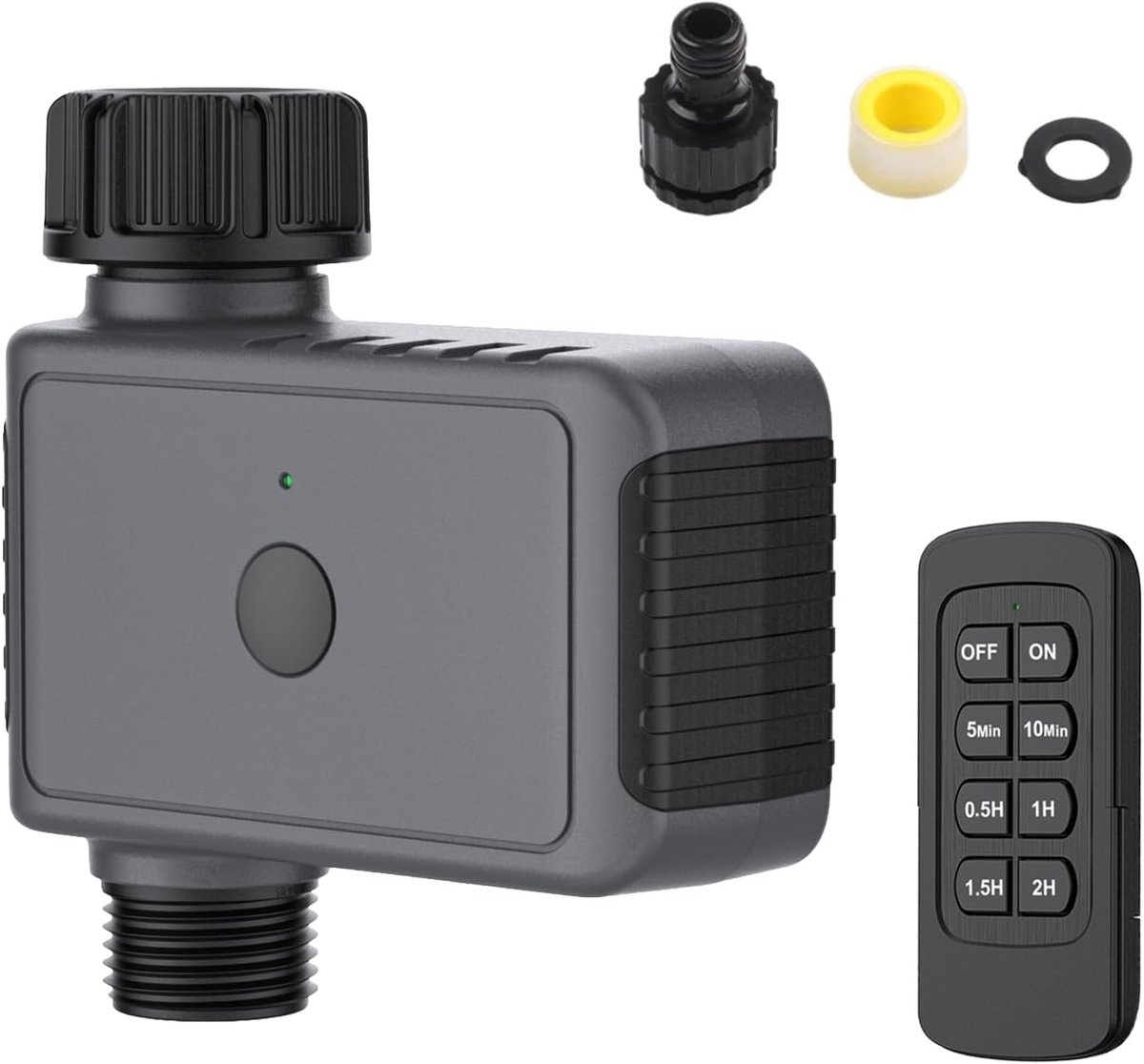 Tuinirrigatie-timersysteem met afstandsbediening, intelligente waterventielcontroller, timer, irrigatie, slimme automatische irrigatiesturing, druppelslang voor buiten
