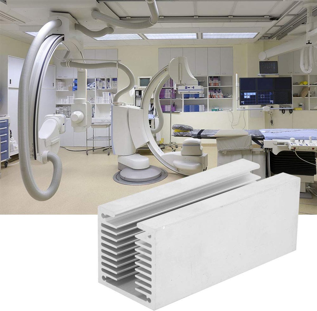 U Type TO-3P Koellichaam, Dichte Tand Warmte Koeler Fin Koeling Radiator voor 1/2/3 Generatie 100x40x40mm