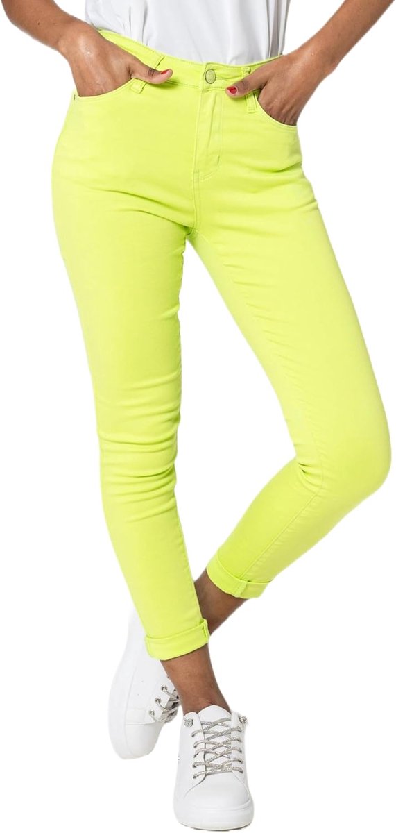 Jeansbroek skinny fit jeans hoge taille