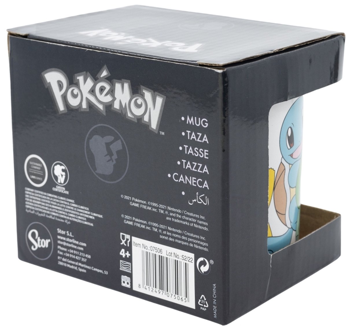Pokémon keramische mok / drinkbeker - 325 ml - Gift box Squirtle Charmander Bulbasaur Pikachu — cadeau in Spellen & Speelgoed - foto 7