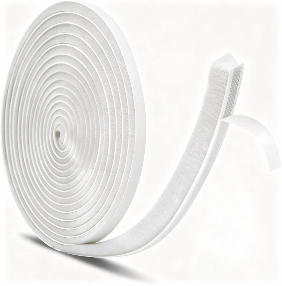Zelfklevende afdichtingsstrip van 10 meter voor ramen, schuifdeuren, rolluiken, kasten en horren,Wit - 9 mm breed - * 23 mm dik