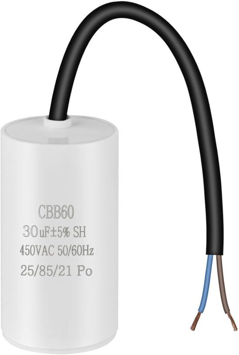 Startcondensator 30 μF 450 V voor zwembadpomp en airconditioner