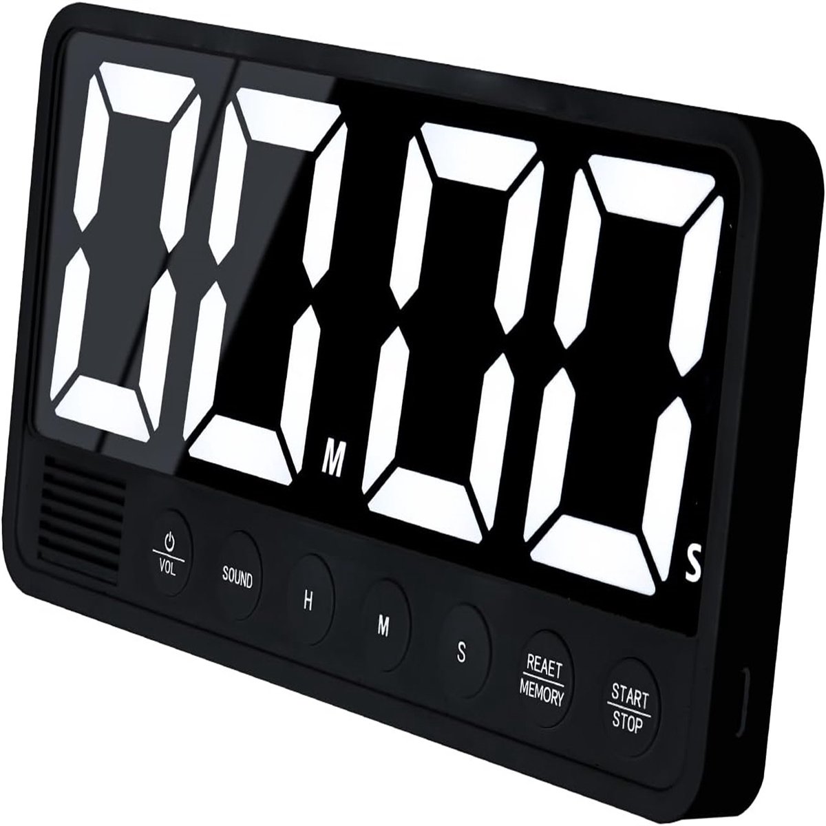 carmdering - Digitale Timer – Keuken Timer – Afteltimer – LED Display – Countdown & Stopwatch – 99 Uur – USB-C