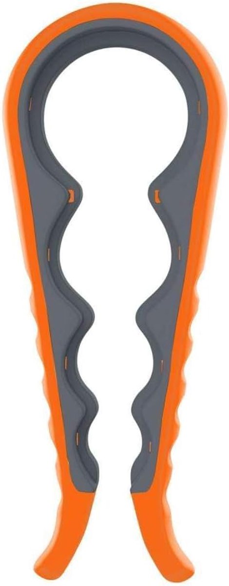 Rubber Jar Openers Multi-Purpose Deksels Fles Cap Grip Twister Opener voor Condimenten Ingeblikte Goederen ORANJE