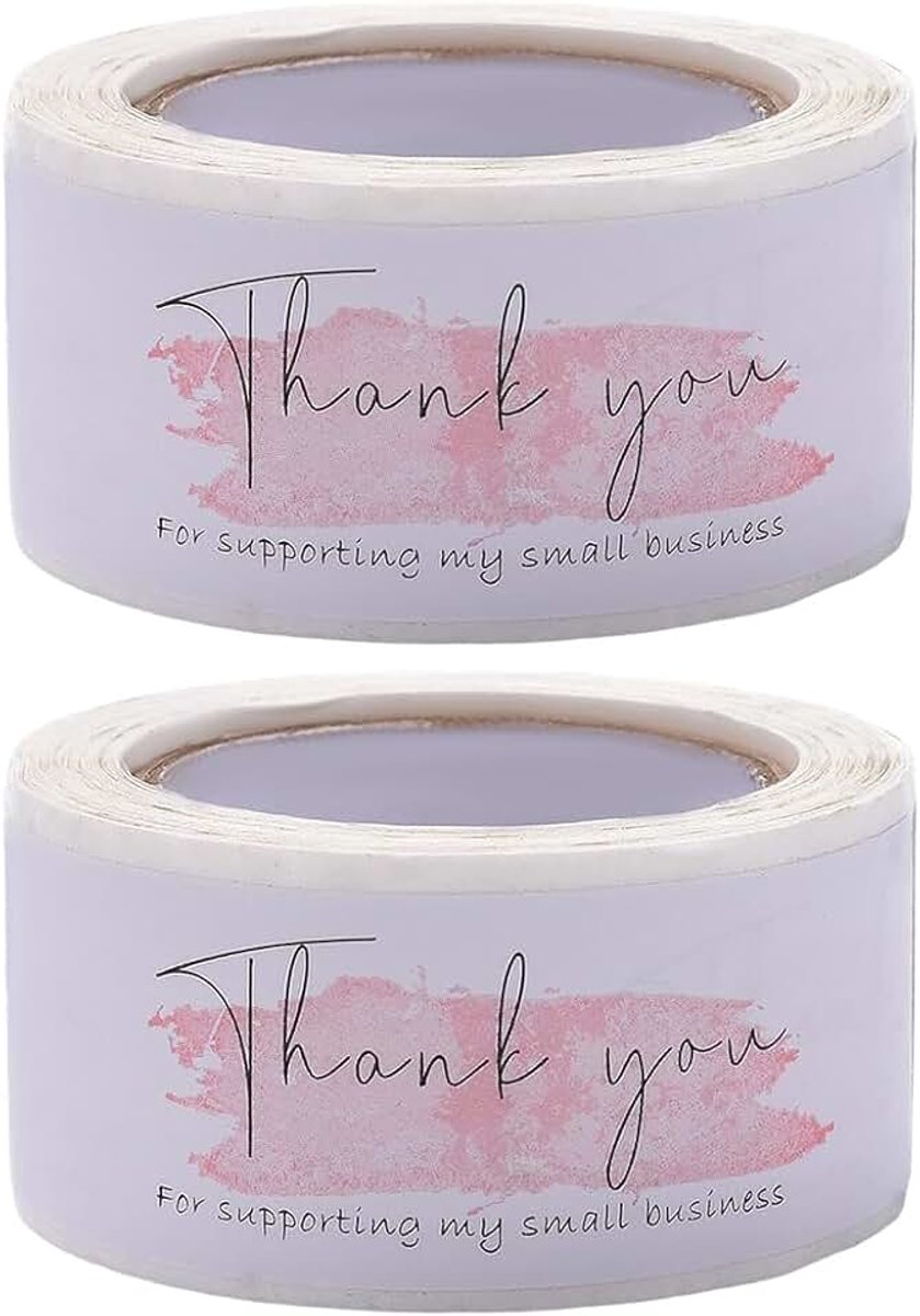 240 stuks Bedankt voor uw aankoop stickers 1x3 inch (2,5x7,6 cm) rechthoekige zelfklevende etiketten voor kleine bedrijven verpakking bruiloft feestartikelen scrapbooking briefpapier