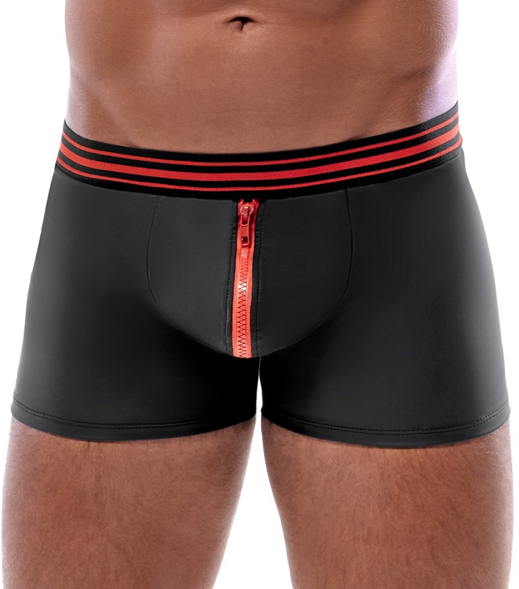 Opvallende Short met Rode Rits Maat Large