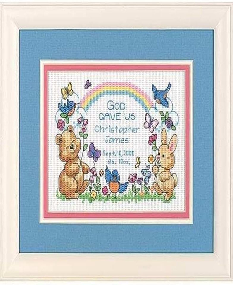 Dimensions God's Babies Kruis met getellende kruisstick