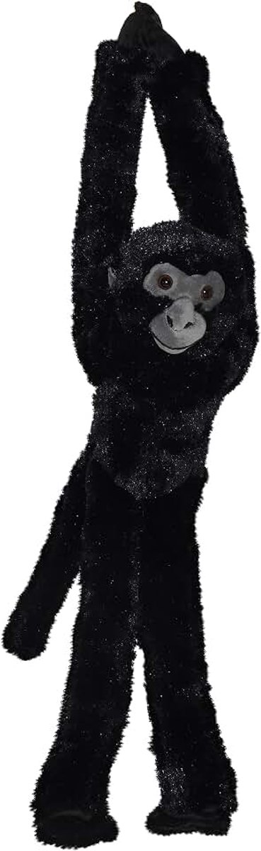 Monkey Zwart, aap knuffeldier, pluche speelgoed, geschenken voor kinderen, opknoping 65 cm