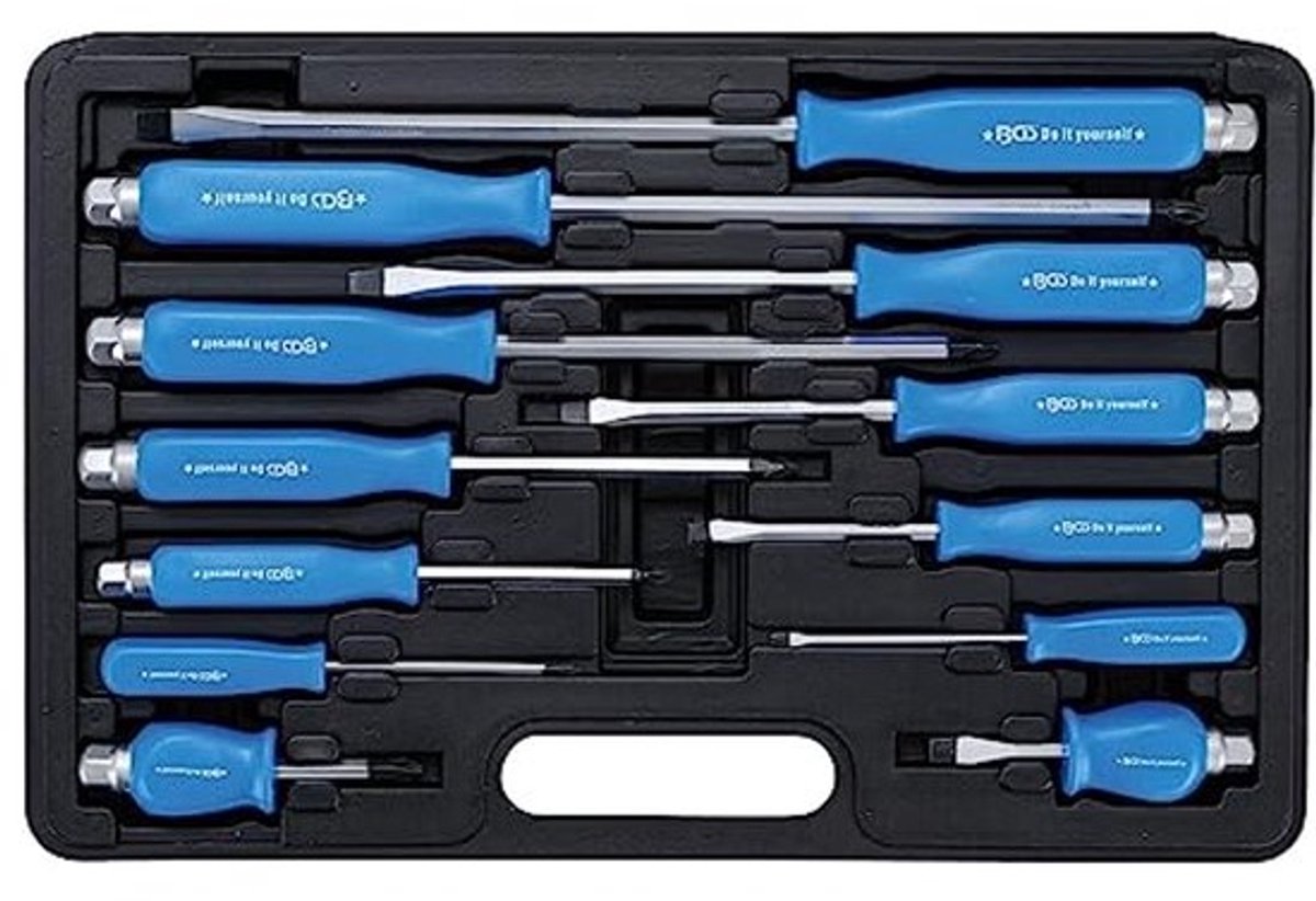 Schroevendraaierset 12-dlg - Perfect voor Doe-Het-Zelvers