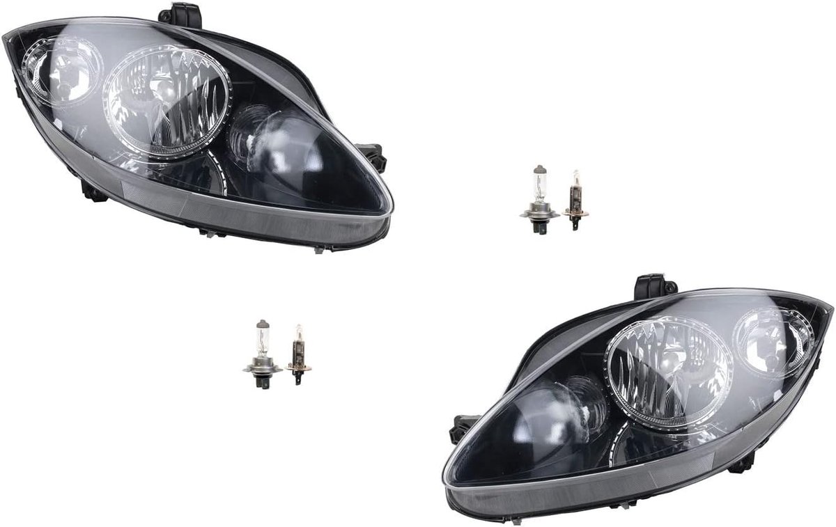 Koplampen geschikt voor Seat Toledo Altea 5P 04-09 met H7 H1 Set Links Rechts
