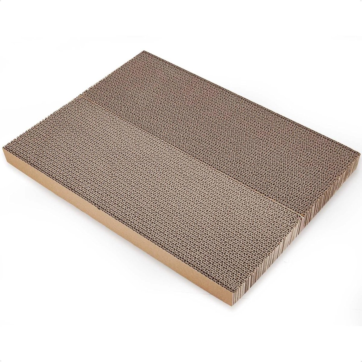 Kartonnen Scratcher Refill,Huisdier Scratch Pad Vervanging Omkeerbaar Golfkarton voor Cat Box Bed