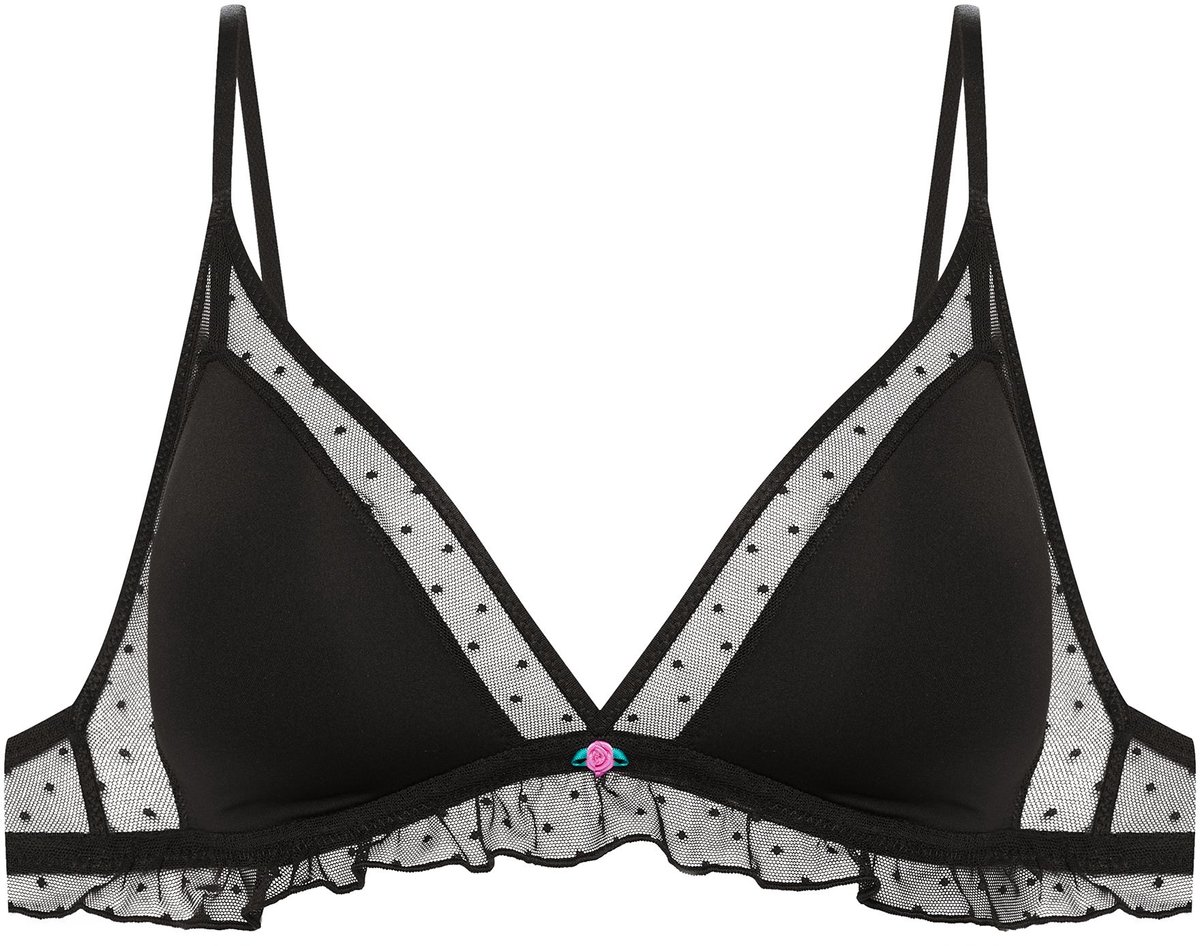 Bloovii Verberry - Bralette - Zwart - Maat M