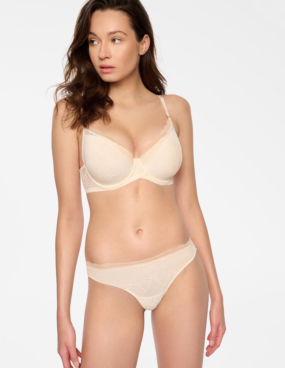 Esotiq Marvela - Damesstring - Beige - Maat M