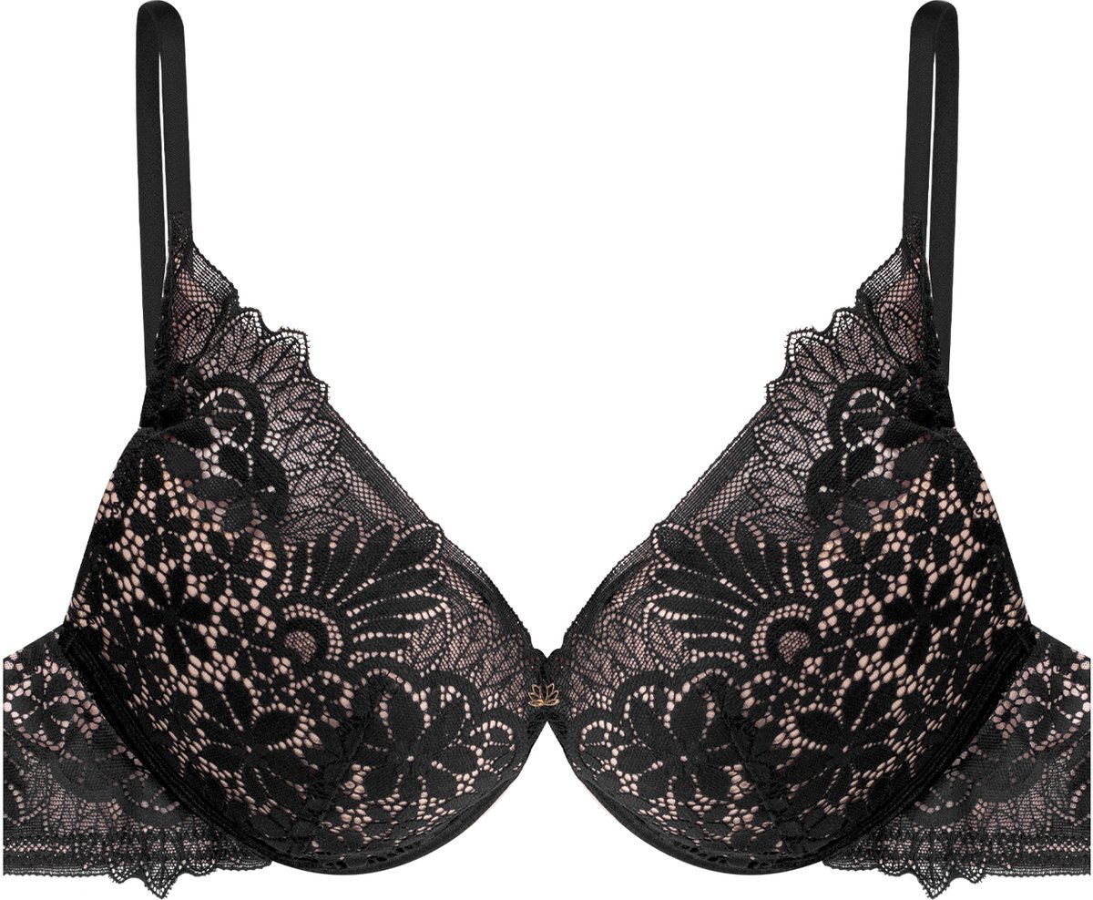 ESOTIQ Ilusion - Push-upbeha - 65F - Zwart - Met beugels