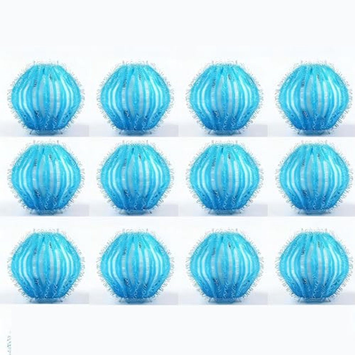 Set van 12 pluisballen voor de droger – Herbruikbare opvanger voor huisdierhaar- veilig en behoedzaam ontwerp – Geschikt voor kleding- beddengoed en wasmachines- zeer efficiënte verwijdering van pluisjes