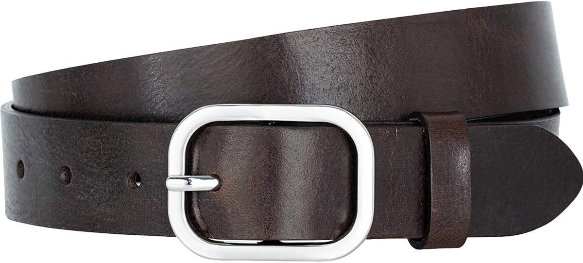 LINDENMANN dames leren riem - bruin