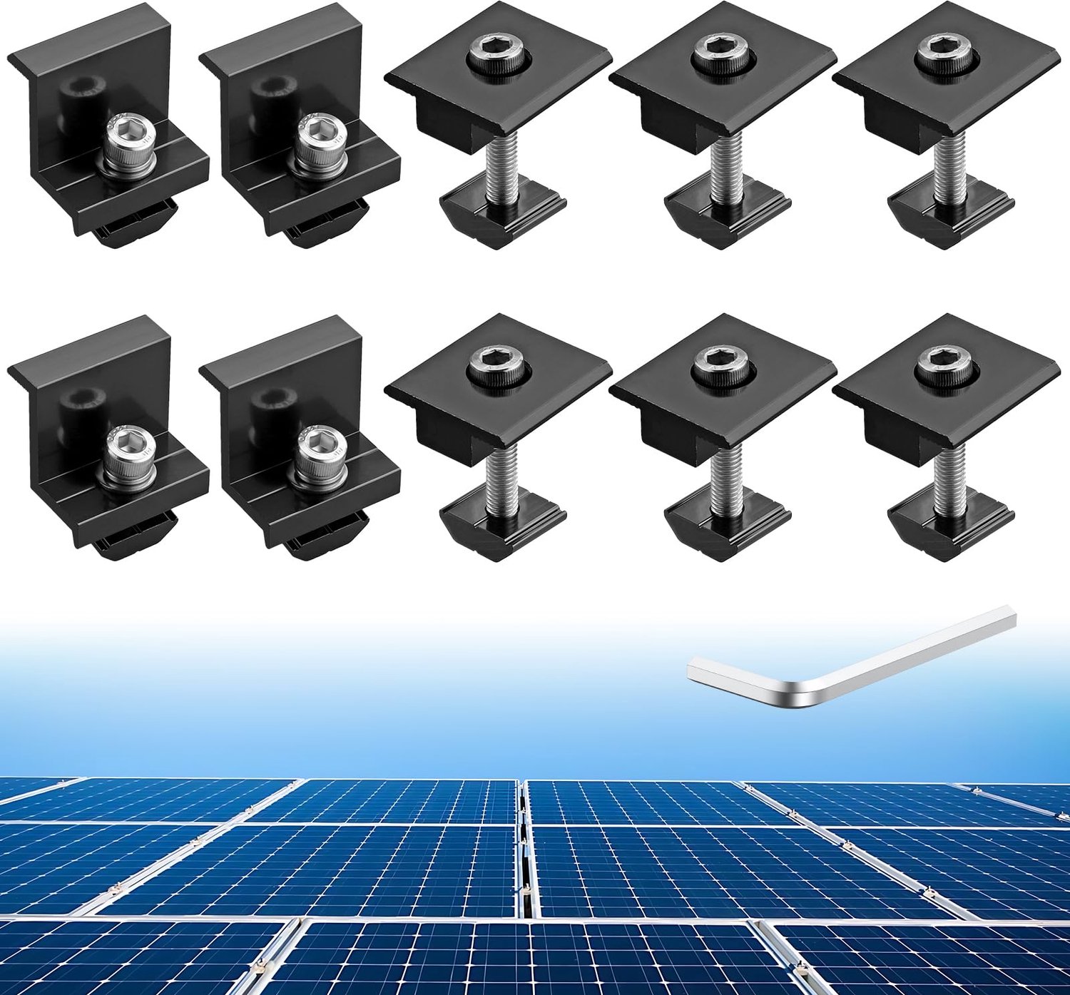Aluminium Montagekit voor Zonnepanelen