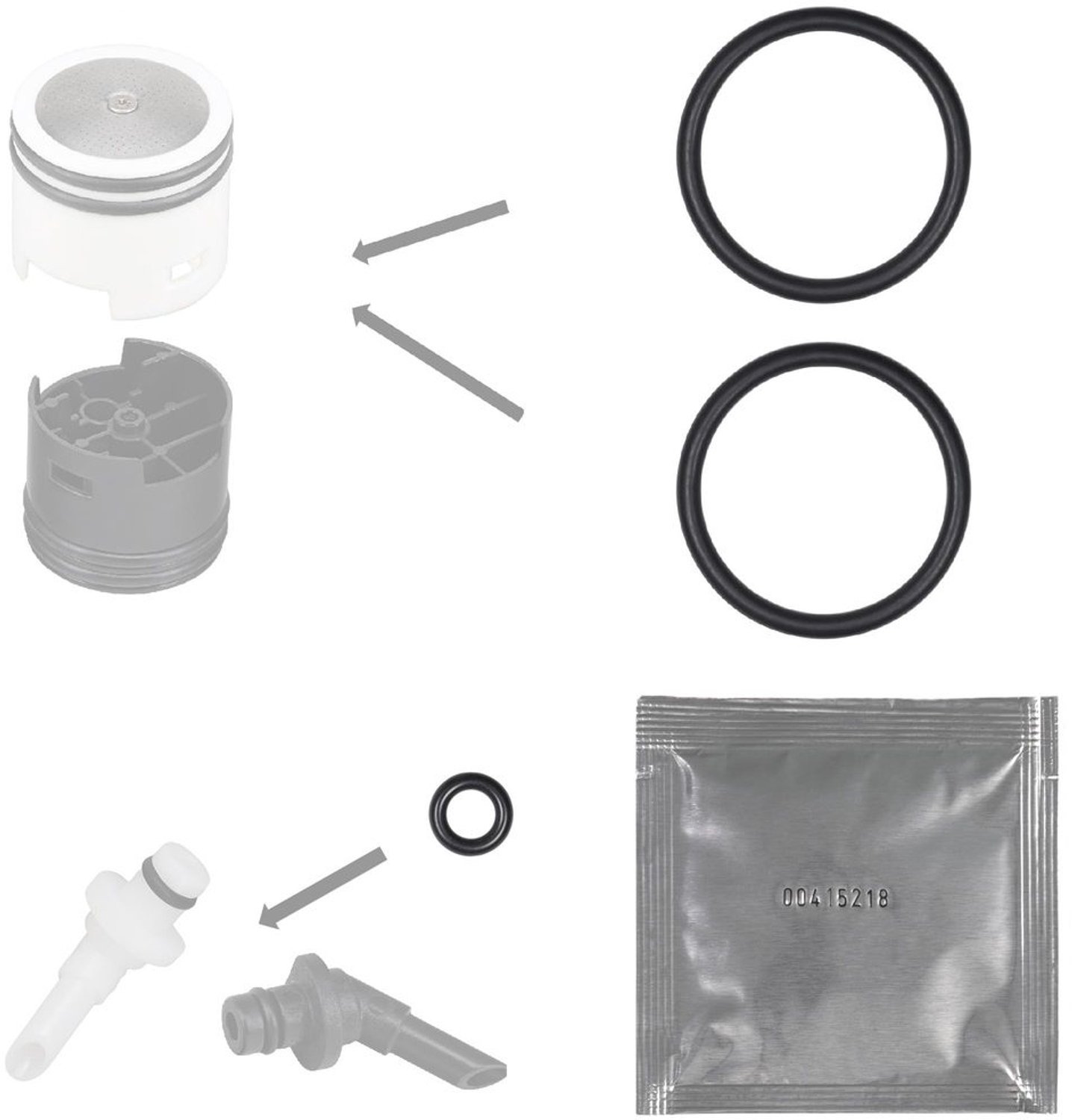 4-delige Seal Set voor Espresso Machine