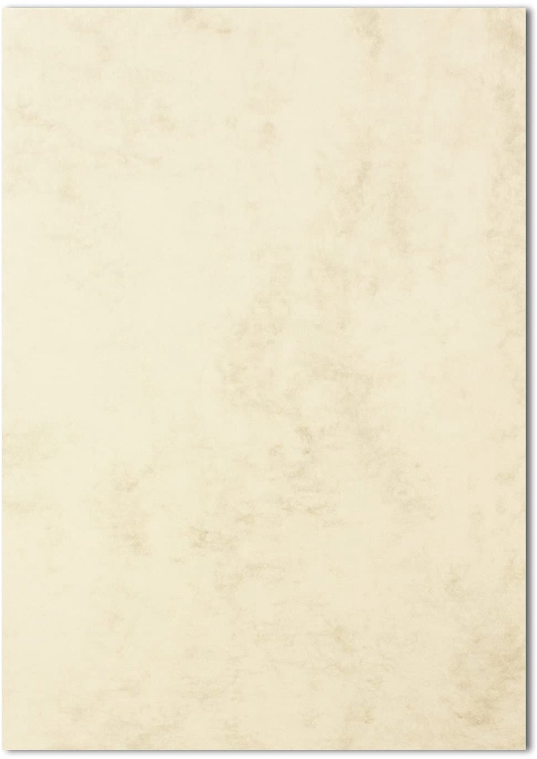 50 vellen A4 papier - Gemarmerd chamois (crème), 90 g/m²