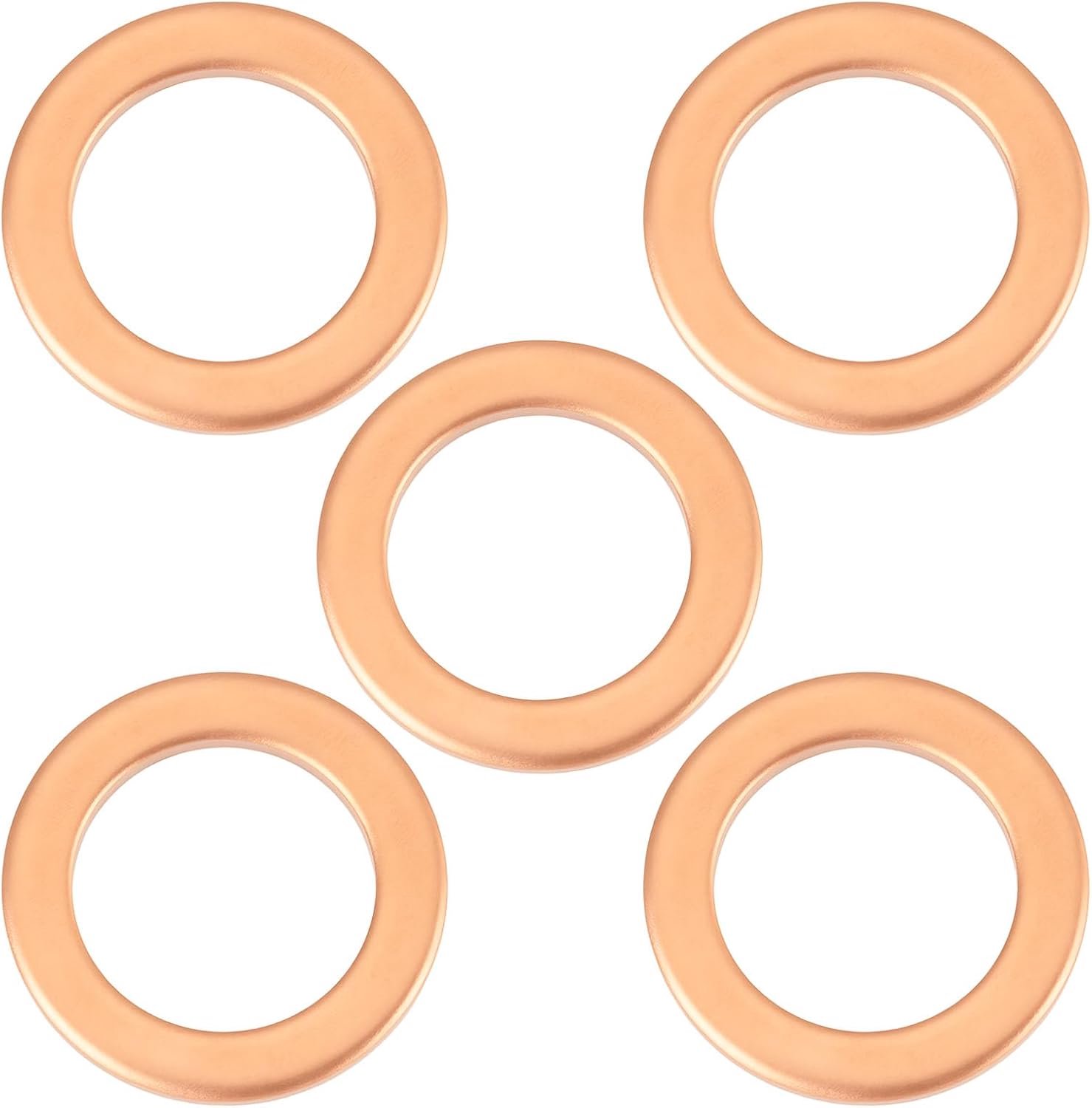 Olie Afvoer Plug Afdichtring 18x12x1.5mm - Vervangend - Compatibel met Alfa Romeo 145 en Mazda 2 - 5 stuks - ServiceTopper