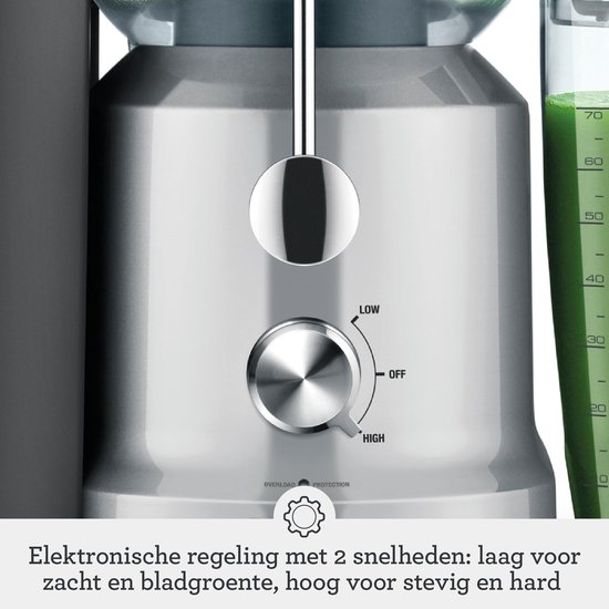 Sapcentrifuge voor Groenten en Fruit, Zilver — afbeelding 4
