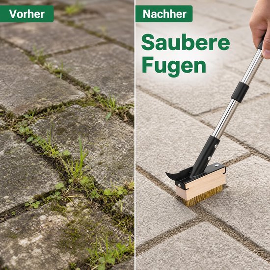 Onkruidborstel met Lange Steel, Set van 2 — afbeelding 4