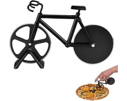 Fiets Pizza Cutter van RVS, Leuk en Functioneel