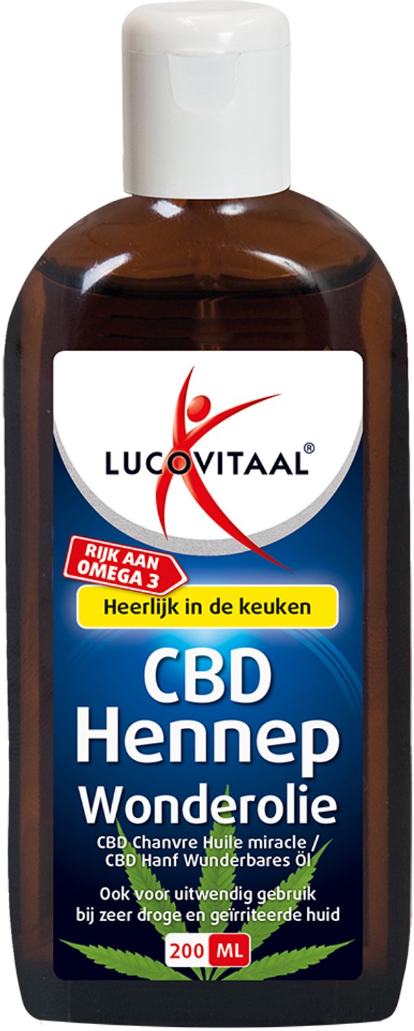 Bol.com Lucovitaal Hennep CBD Huidwonder olie aanbieding
