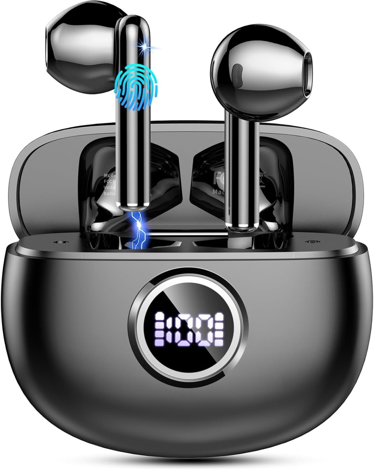 Draadloze Bluetooth Hoofdtelefoon met 40Uur Speeltijd en Waterdicht Ontwerp