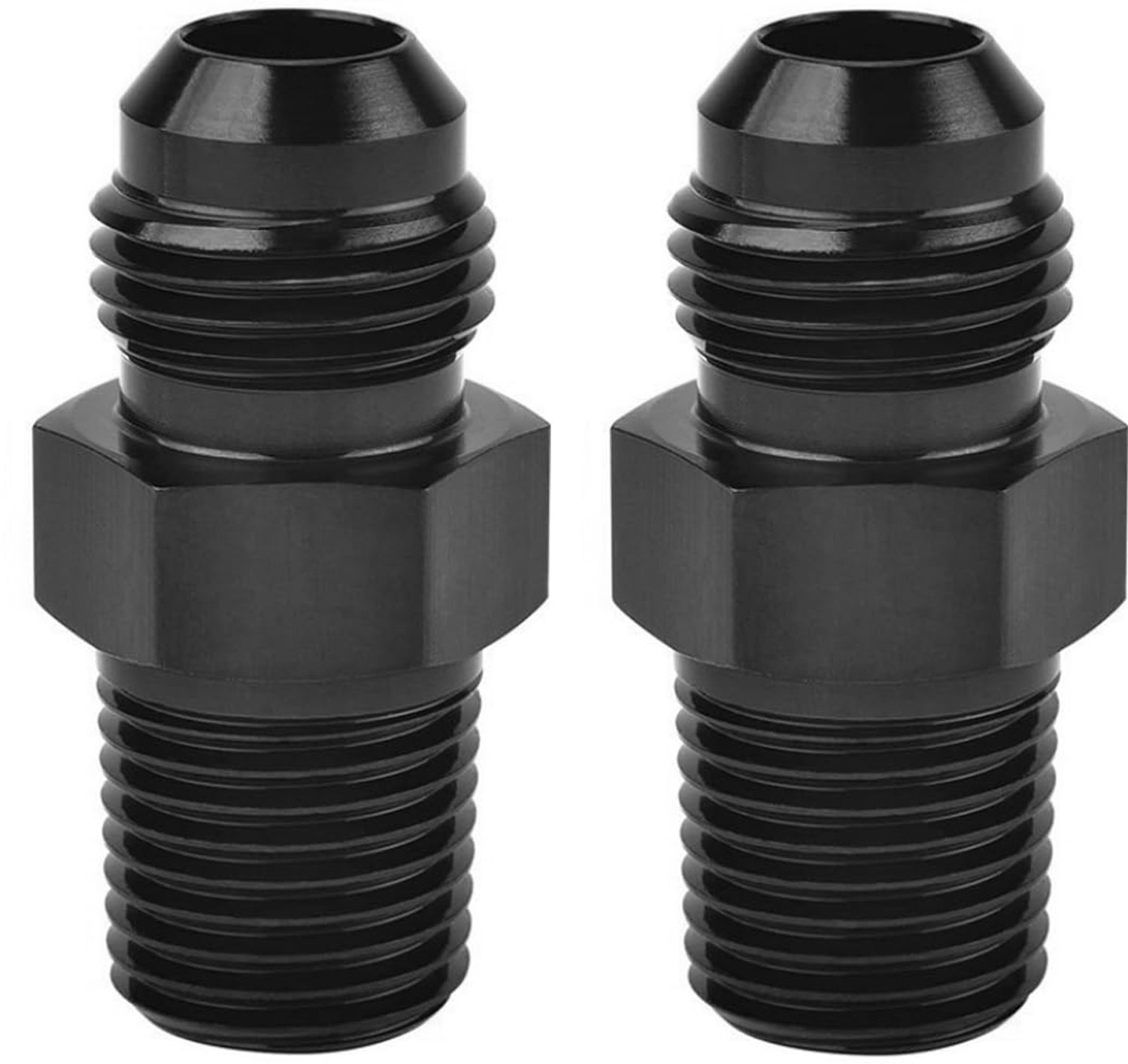 Aluminium Flare Adapter 1/8" NPT naar -4 AN Recht