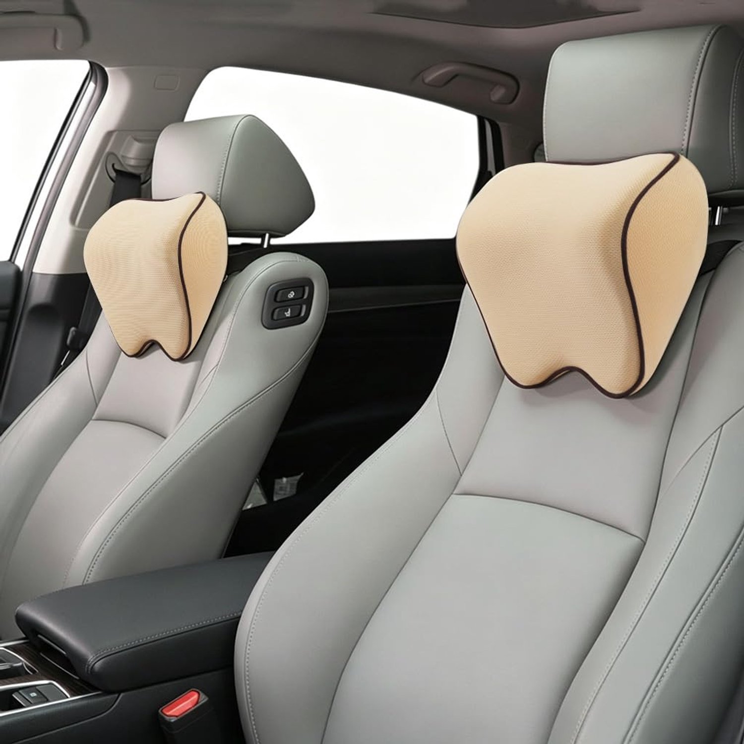 Auto Hoofdkussen met Geheugenschuim, Set van 2