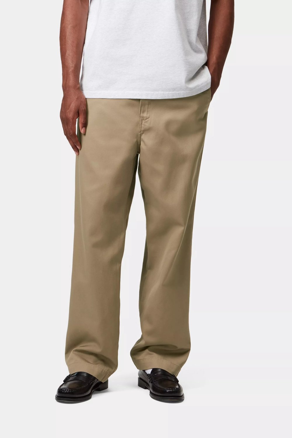 Carhartt craft pant leather chino 32 Lederen Rinsed