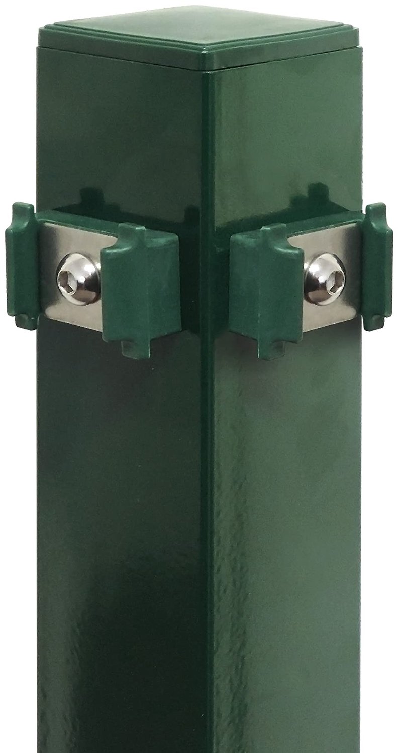 Hoekpalen voor Betonnen Omheining - 4 Stuks - 140 cm Groen