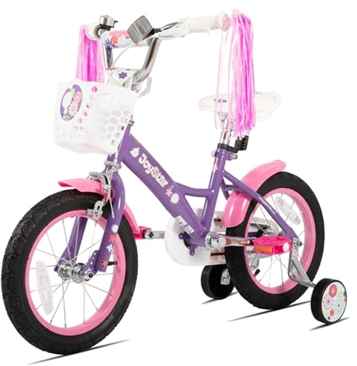 Kinderfiets voor meisjes 12-16 inch - Met luchtbanden - Paars