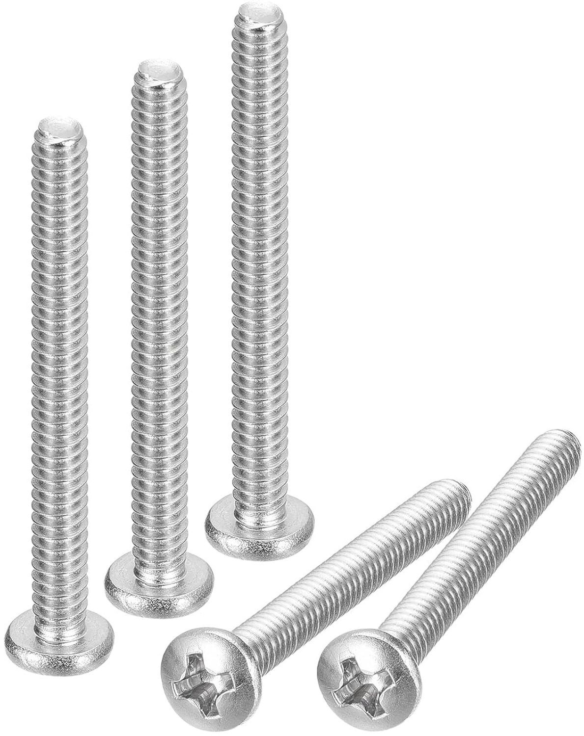 machineschroeven 6-82 x 5 inch - roestvrij staal 304 - kruiskopschroef - 10 stuks - ServiceTopper