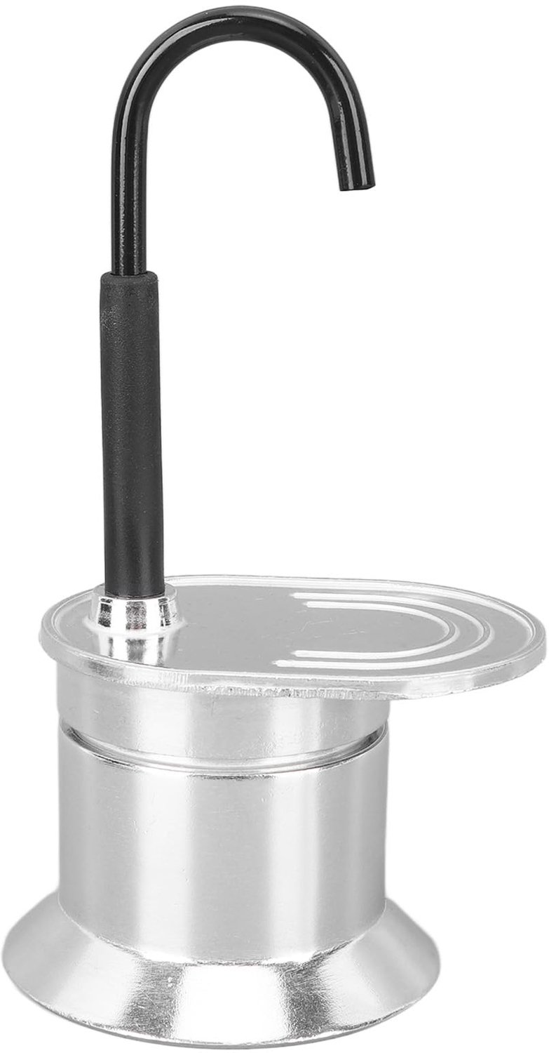 Espressomachine Mokkakan 1 Kopje - Aluminiumlegering - Inductie Koffiezetapparaat - Eenvoudig Brouwproces - Koffieliefhebbers - Mokkapot