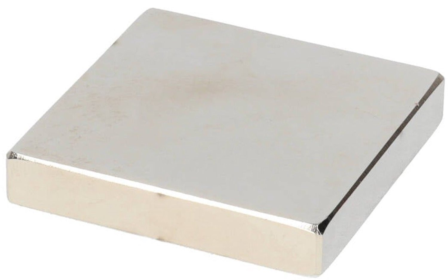 Neodymium Blokmagneet 50 x 50 x 9 mm N50 NiCuNi