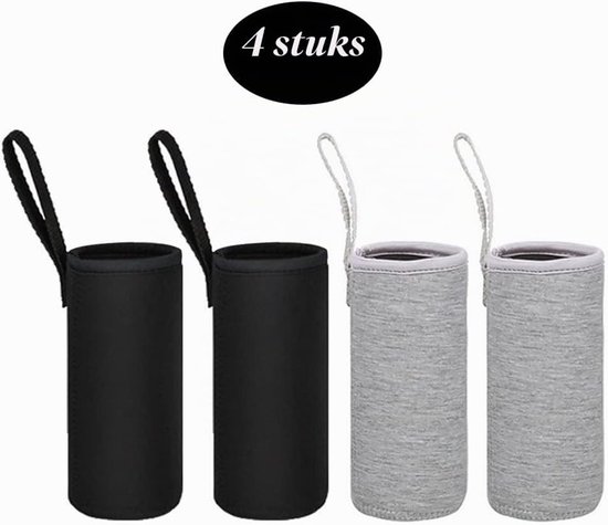 Waterfles Thermo-Sleeve Geïsoleerde Neopreen Flessenhoes, Glazen Flessenzak Thermische Zakken - Luxento — afbeelding 2