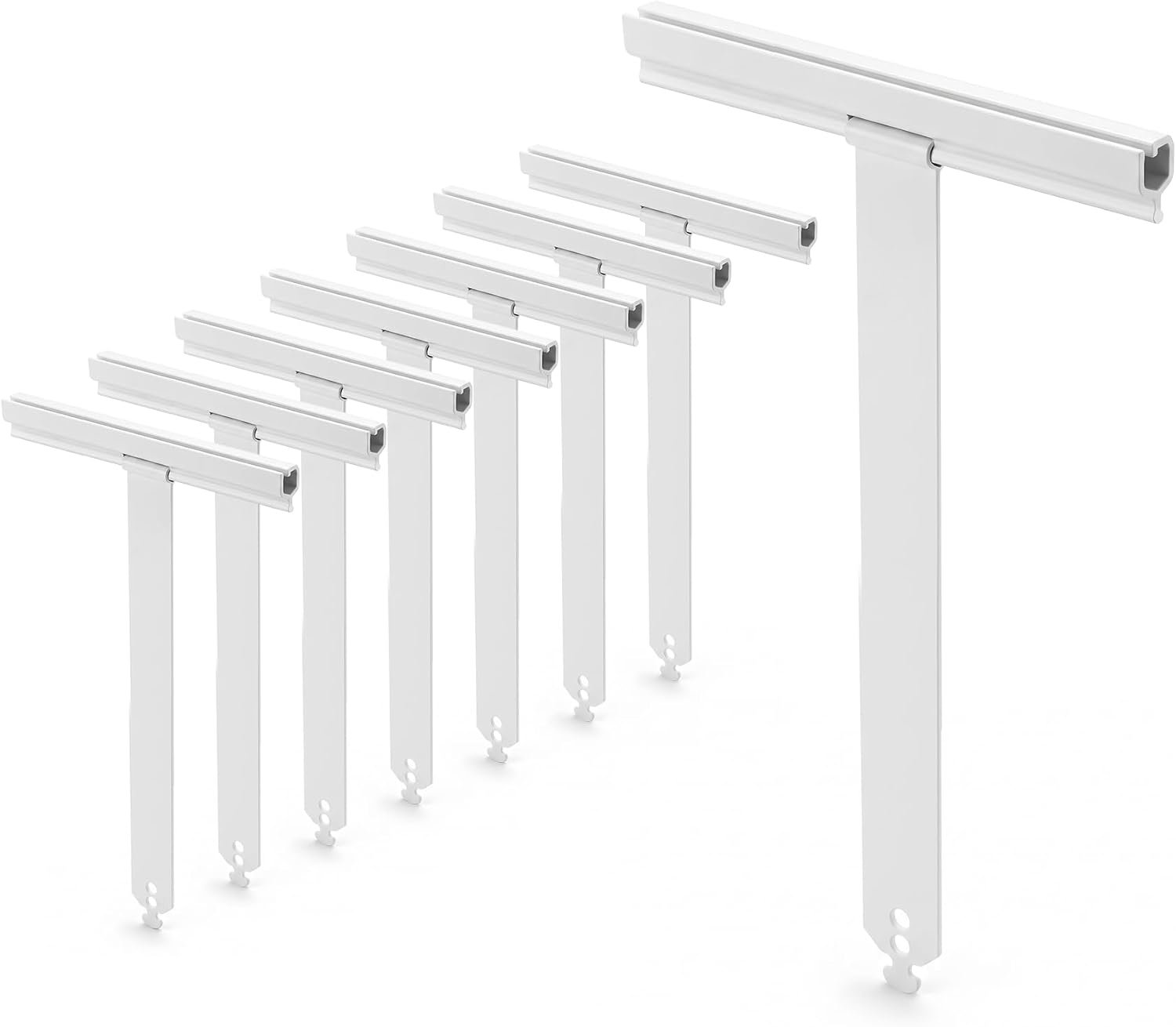 Rolgordijnen ophangveren 15 x 19 cm - 8 stuks - eenvoudig te installeren - voor stevige ondersteuning - Vemera