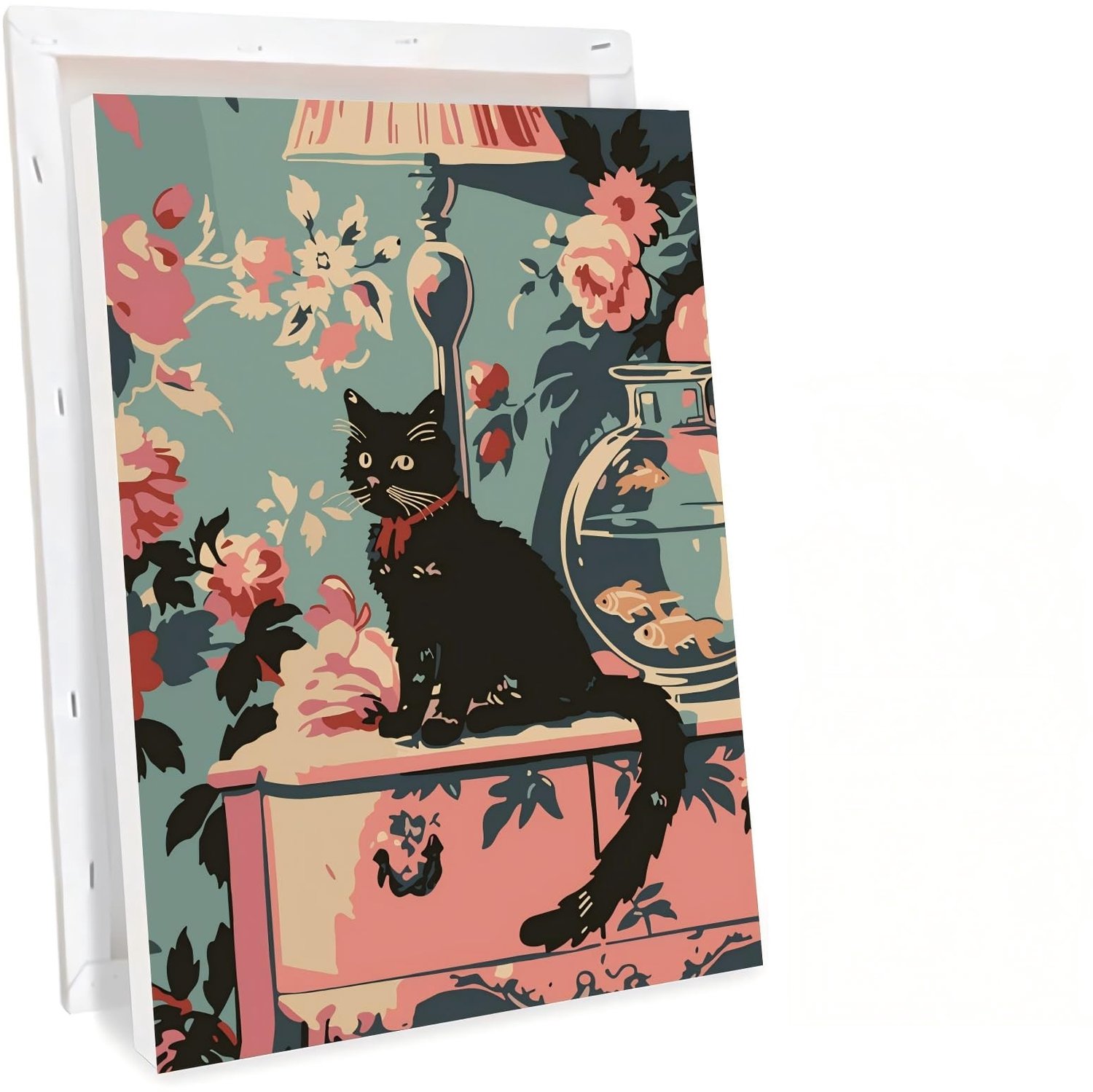 Schilderen op Nummer Set met Zwarte Kat voor Kinderen
