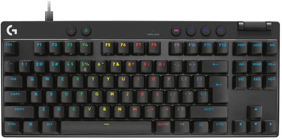 Logitech G Pro X TKL Rapid Gaming Toetsenbord Zwart Qwerty
