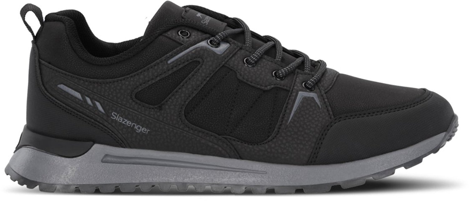 Slazenger Outback Heren Sneakers - Zwart / Donkergrijs