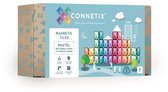 CONNETIX - Magnetisch Tegels - Pastel Rechthoekige Verpakking - 24 Stuks - Magnetisch Speelgoed