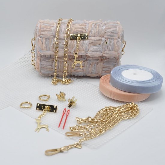 Set van 8 Haaknaalden met Plastic Net, Ritsen en Accessoires voor Haken en Breien — afbeelding 4