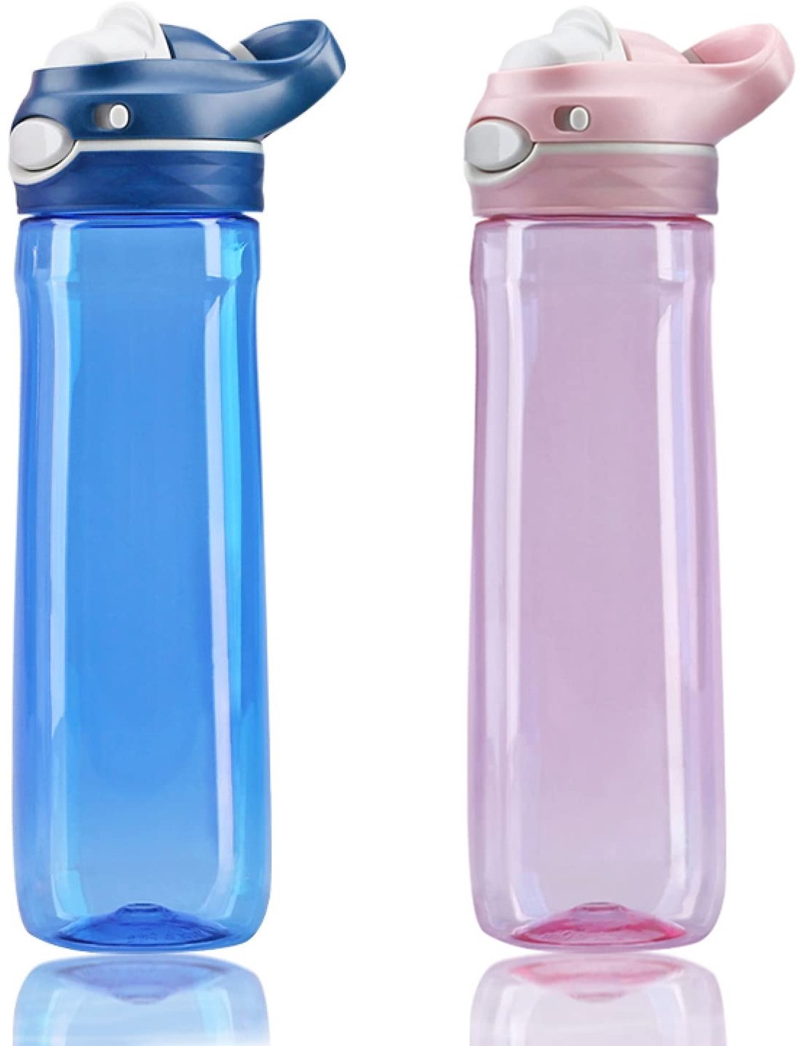 Set van 2 sportwaterflessen - 750 ml met handvat