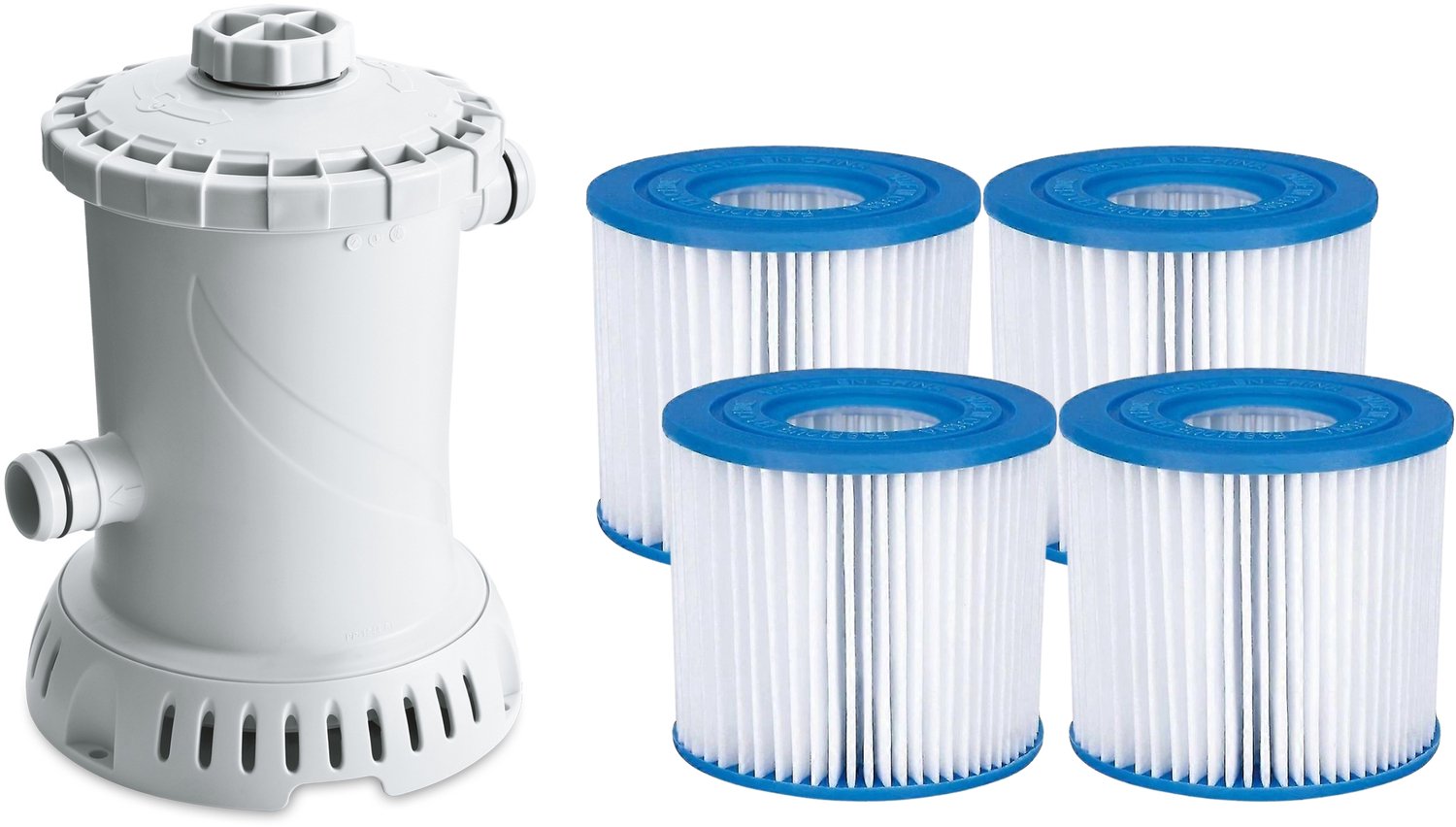 Summer Waves Filterpomp 2.270 L/u voor Zwembad - 220-240V - zwembadpomp inclusief filter 4 stuks
