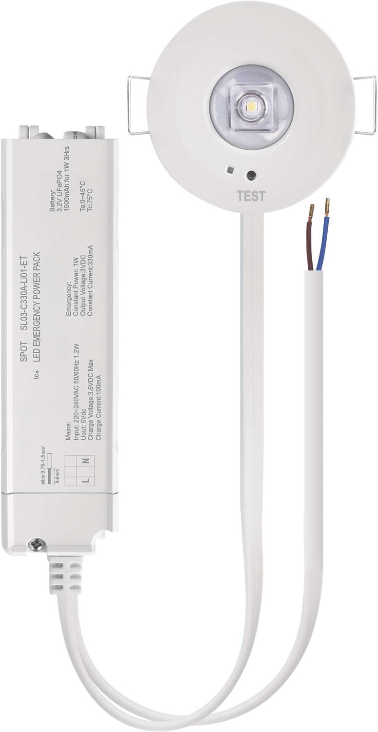EMOS Noodverlichting ORSU 1 W 130 lm 3 uur MT, ZN1330