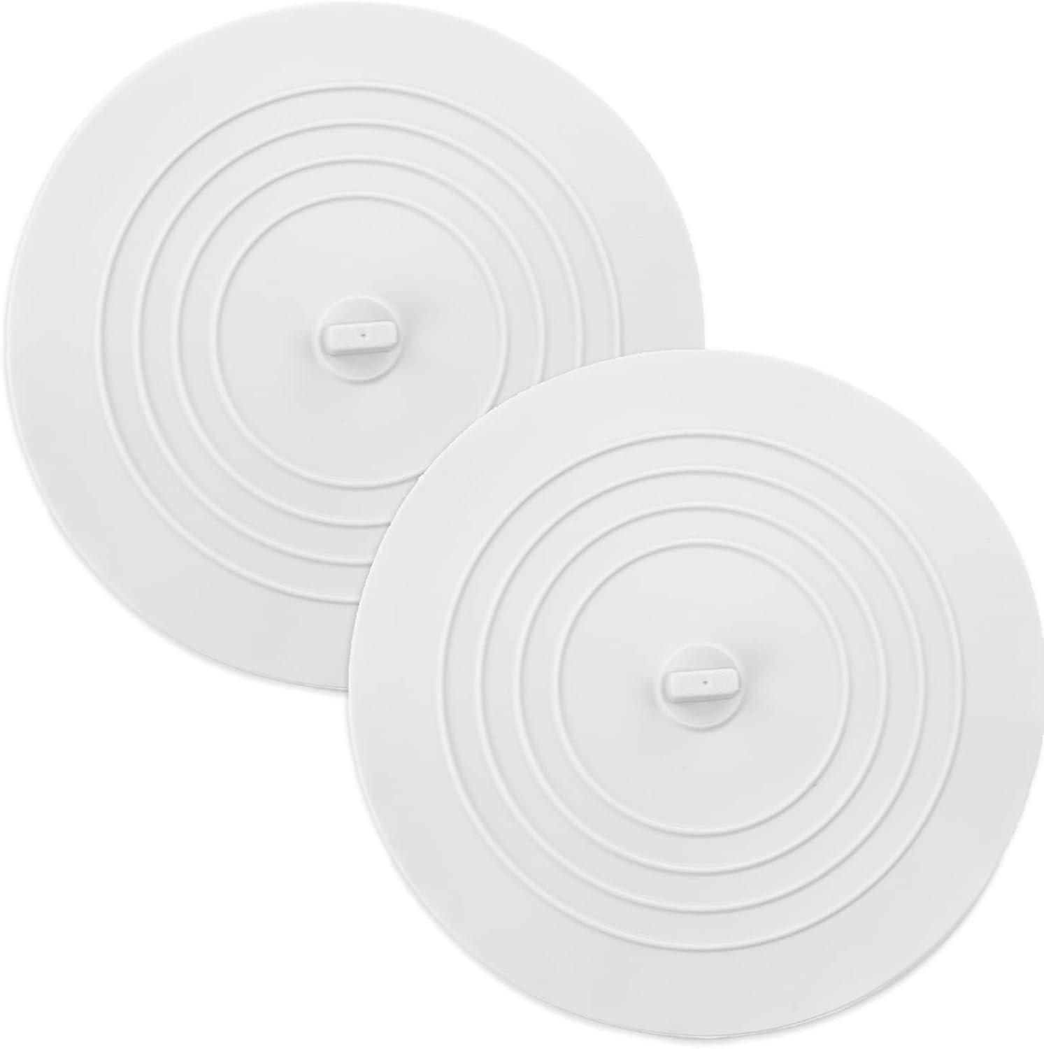 Universele Silicone Afvoerpluggen (2 stuks) - Wit