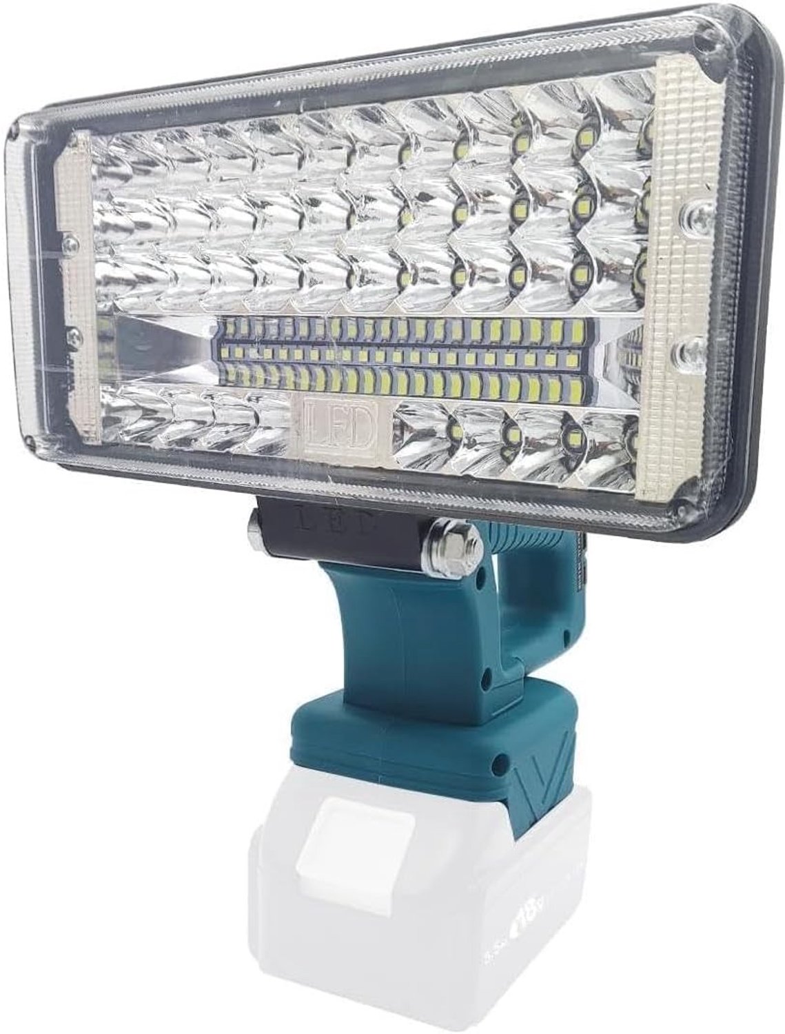 Draadloze LED werklicht 90 W voor buitengebruik, geschikt voor 18 V Li-ion accu, ideaal voor klussen en verlichting