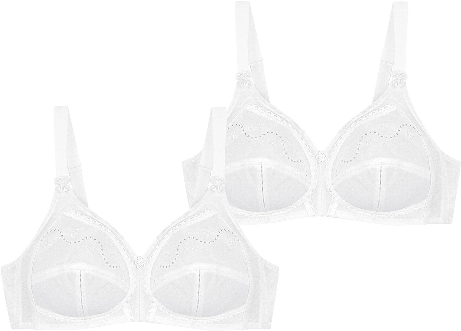 Triumph Bügelloser BH Doreen + Cotton wit
